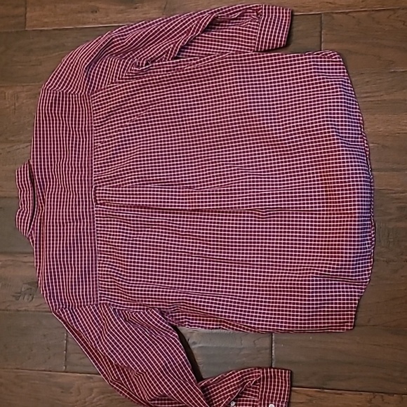 Chaps men's long-sleeved plaid button-up shirt size Large - Picture 2 of 5